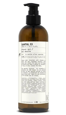 Santal 33 amber pump bottle front view shows elegant packaging and easy dispensing