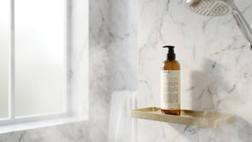 Santal 33 with aloe jojoba grape seed display emphasizing nourishing botanical benefits