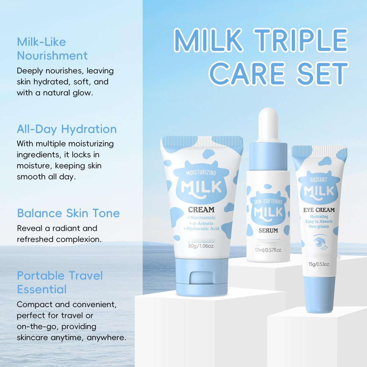 SANZHUAN cream texture swipe demonstrating smooth moisturizing benefit