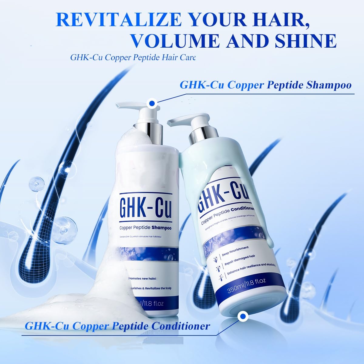 SANZHUAN shampoo pump dispensing lather for gentle cleansing benefit