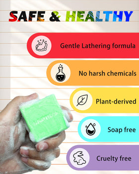 SAPHUS product label listing scents and plant-based ingredients for ingredient transparency