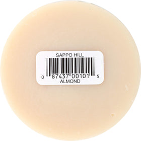 Sappo Hill soap texture closeup highlighting clear glycerine and smooth finish