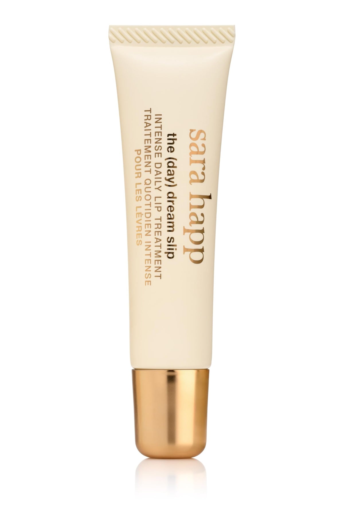 Lifestyle shot of product in a handbag indicating Sara Happ keeps lips hydrated on the go