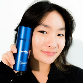 Saranghae cleansing oil in use removing makeup for gentle, hydrated skin