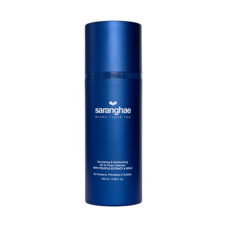 Saranghae front bottle packaging showing label and calming design for clear use