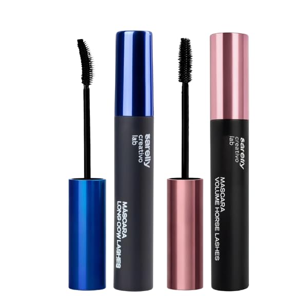 SARELLY mascara front packaging showing product and label benefits