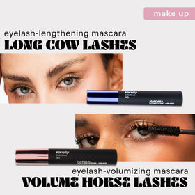 SARELLY mascara wand closeup demonstrating precise application control