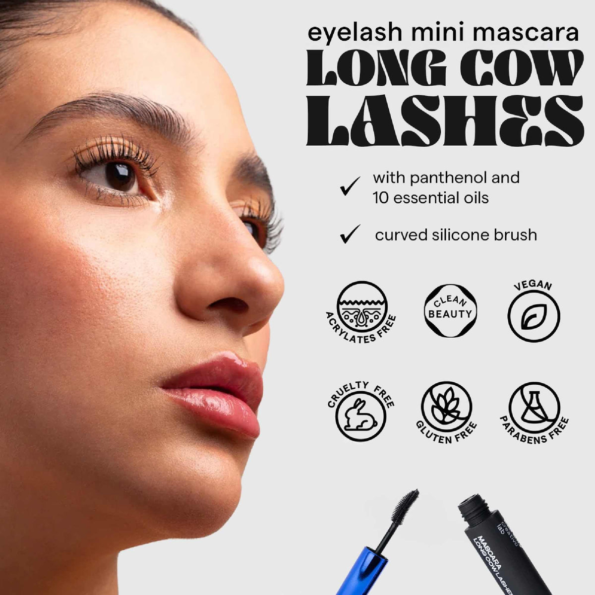 SARELLY ingredient highlight with castor oil and cucumber showing conditioning benefit