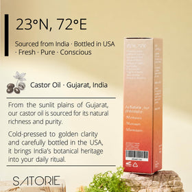 Satorie under eye usage lifestyle showing gentle roll-on for delicate skin