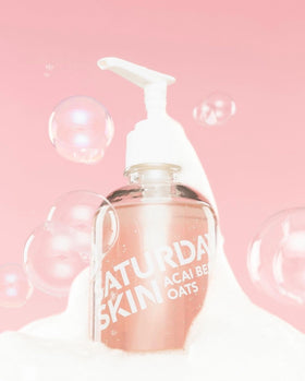 Saturday Skin Centella leaf close-up conveying soothing and calming benefit
