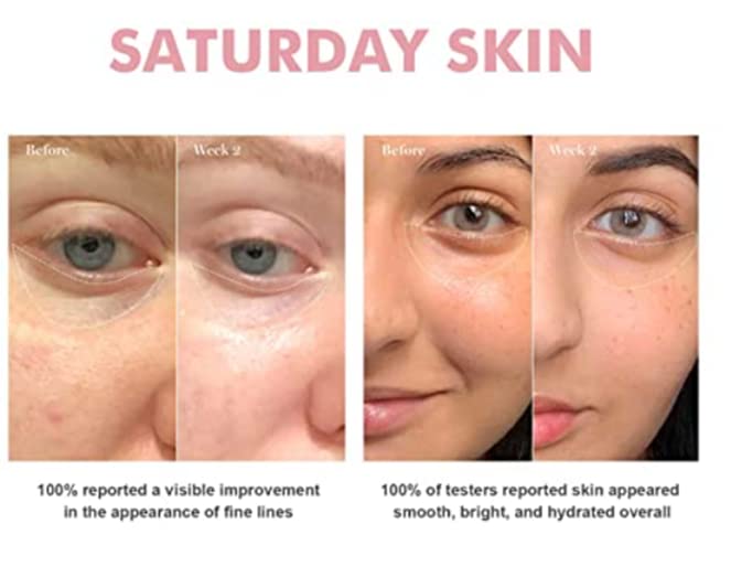 Saturday Skin applied under-eye in morning routine for refreshed look