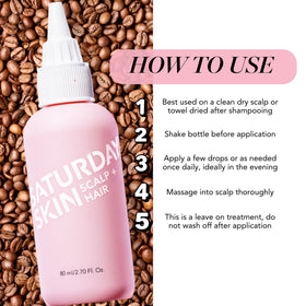 Saturday Skin serum on bedside table as part of a nighttime routine promoting simple nightly care