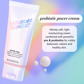 Saturday Skin close-up whipped texture demonstrating lightweight spreadability and hydration