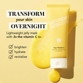 Saturday Skin texture close-up showing creamy mask moisturization