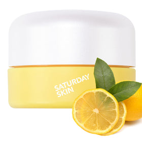 Saturday Skin front jar showing product design and easy-to-use lid