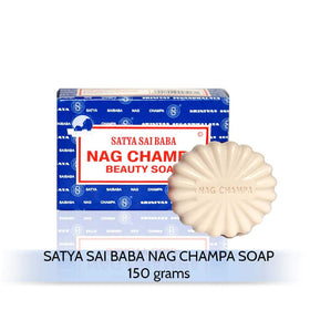 Satya soap in bathroom setting with lathered hands demonstrating clean scent