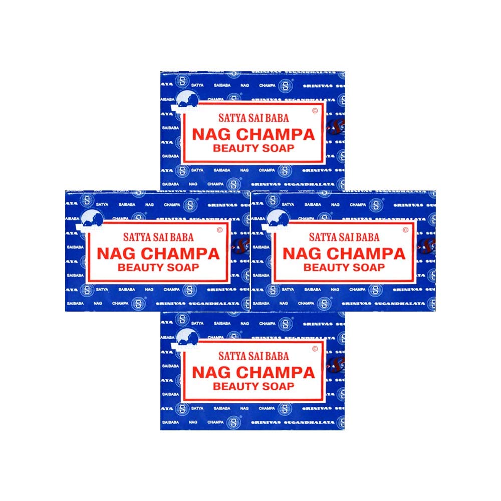 Satya pack front view showing four 150 g bars, brand fragrance clarity