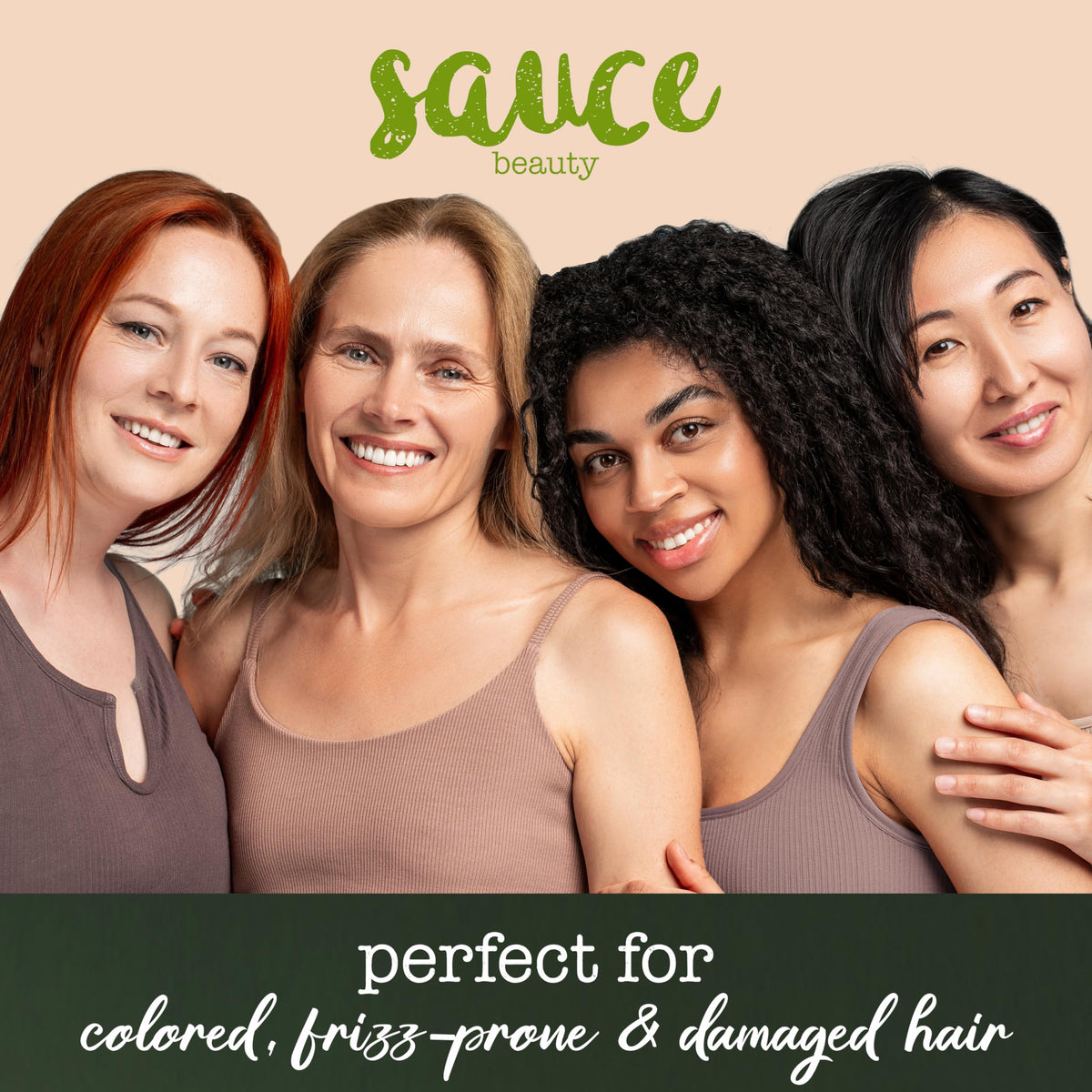 SAUCE BEAUTY avocado oil and ingredients styling to show nourishing natural benefit