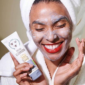 Savannah Bee Company charcoal and volcanic ash ingredients highlighting deep-clean action