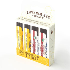 Savannah Bee ingredients label highlighting beeswax and honey for nourishing care