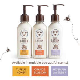 Savannah Bee Company four fragrance variants arranged to show scent options and mood choices