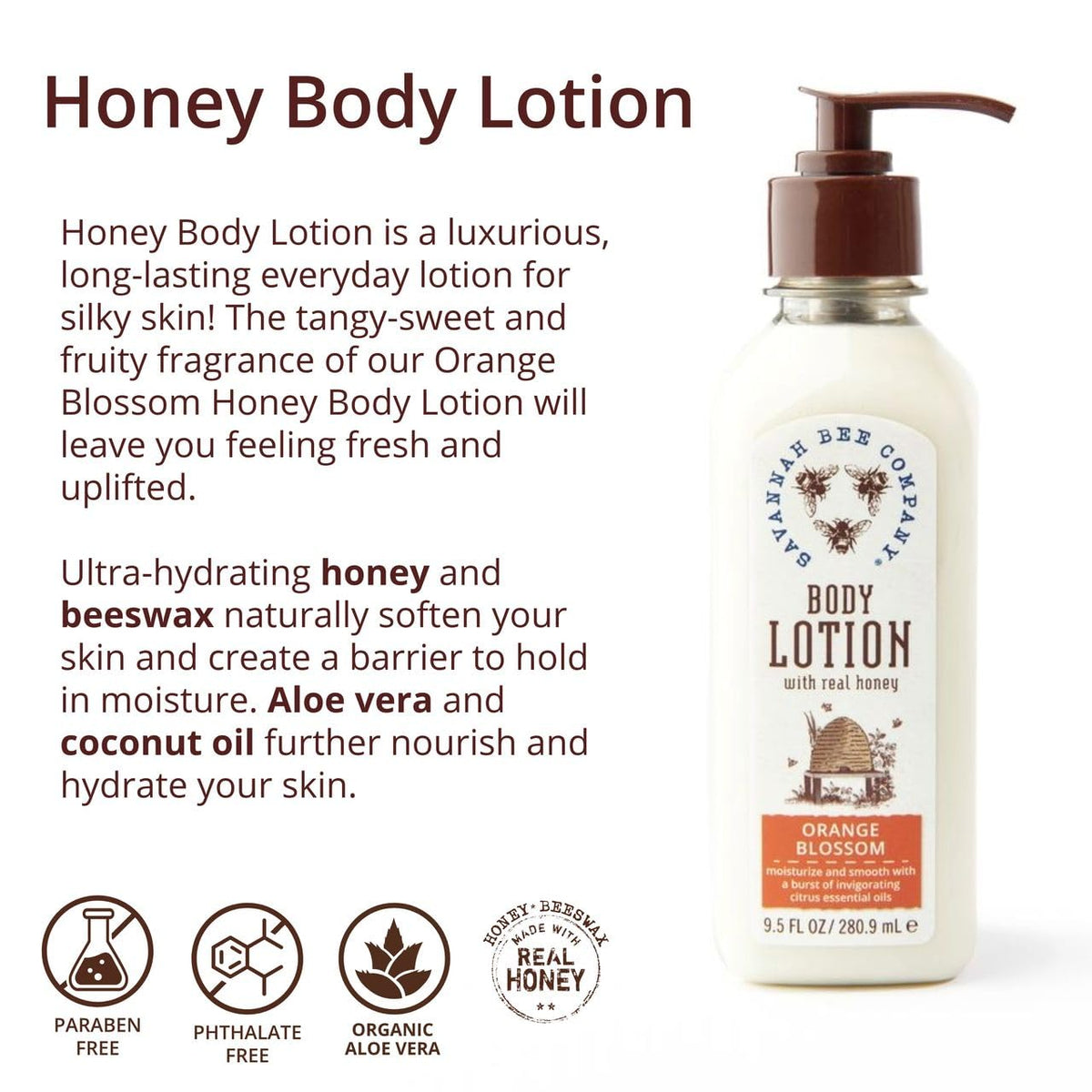 Savannah Bee Company lotion texture close-up illustrating non-greasy absorbent finish for soft skin