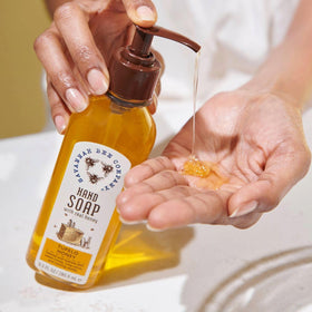 savannah bee company pump dispensing soft lather for easy cleansing