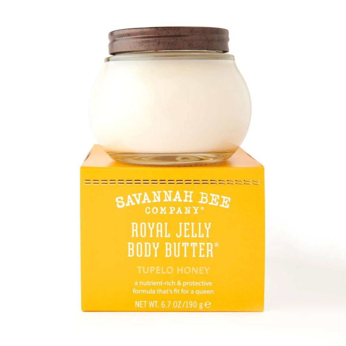 savannah bee front jar showing product label and compact size for easy gifting