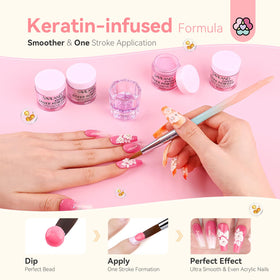 SAVILAND detailed 3D nail carving showcasing precise sculpting