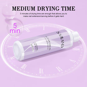 SAVILAND acrylic bead on brush demonstrating reliable bead formation benefit