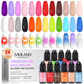 SAVILAND front packaging showing full 24-color kit and benefits