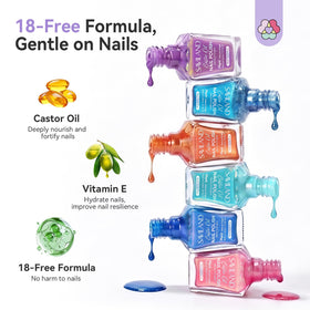 SAVILAND bottle label detailing 18-free formula and conditioning ingredients