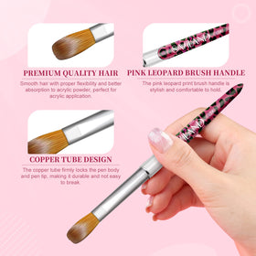 SAVILAND bristle close-up showing smooth nylon bristles for precise application