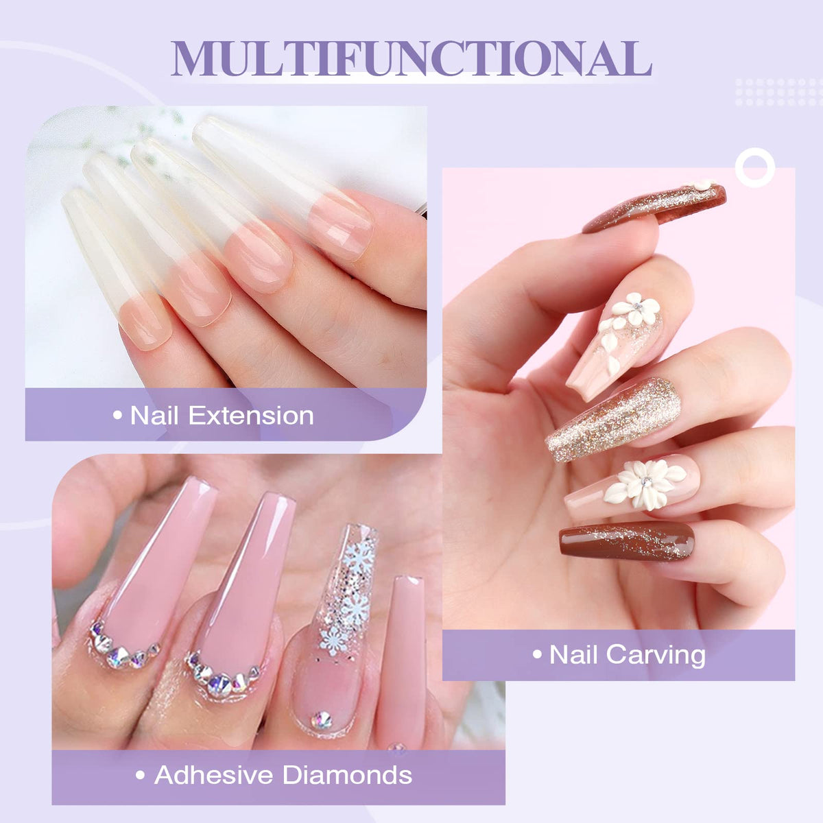 SAVILAND brushes and nail forms arranged to show variety and sculpting control