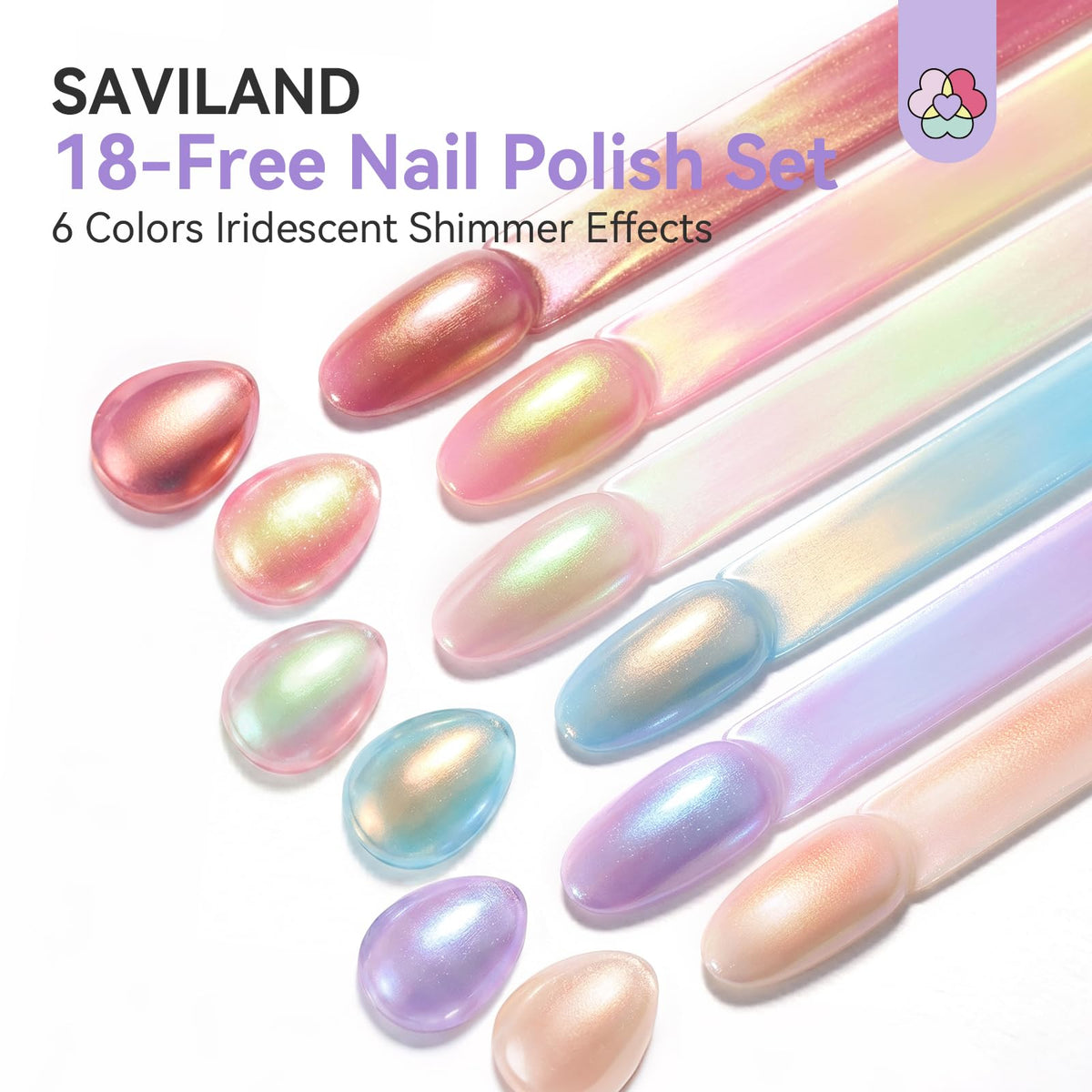 SAVILAND brush stroke close-up demonstrating smooth application and steady control