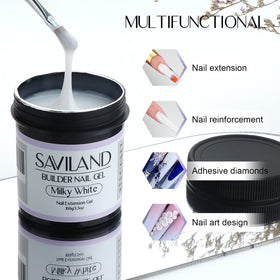 SAVILAND gel texture close-up showing smooth medium-thick consistency for sculpting