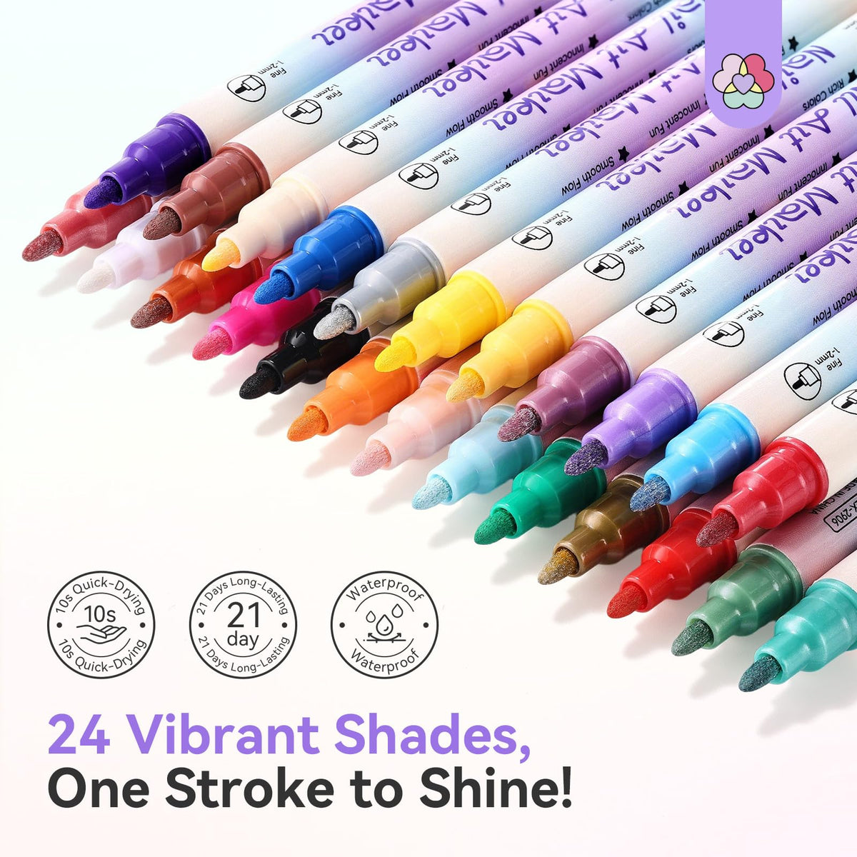 saviland dual tip action demonstrating both tips for versatile designs