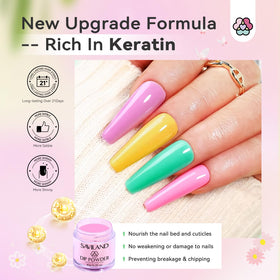 SAVILAND finished nails lifestyle image showing glossy long-lasting wear