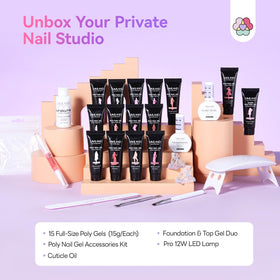 SAVILAND finished nails lifestyle shot showing natural glossy durability