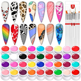 SAVILAND front packaging showing 36-color gel kit and organized box for gifting