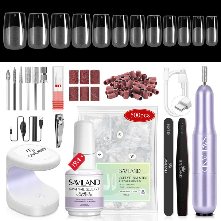 SAVILAND front packaging showing kit contents and quick setup benefit
