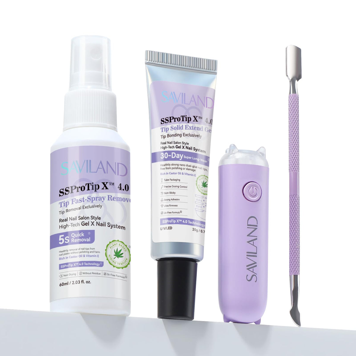 SAVILAND front packaging showing full kit and benefits