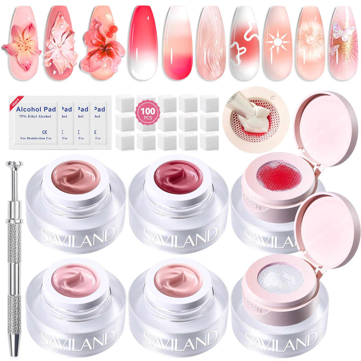 SAVILAND front packaging showing kit contents for easy selection
