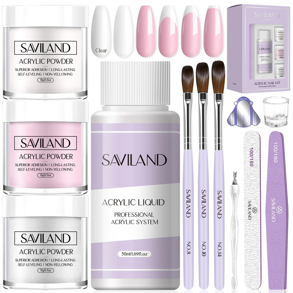 SAVILAND front packaging showing full kit contents and quick-start benefit