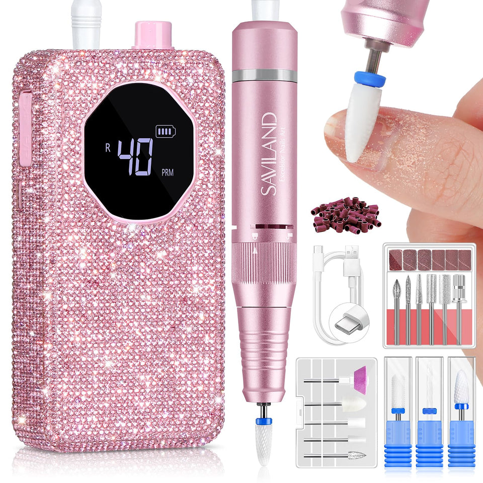 SAVILAND front packaging pink diamond showing kit contents and quick setup benefit