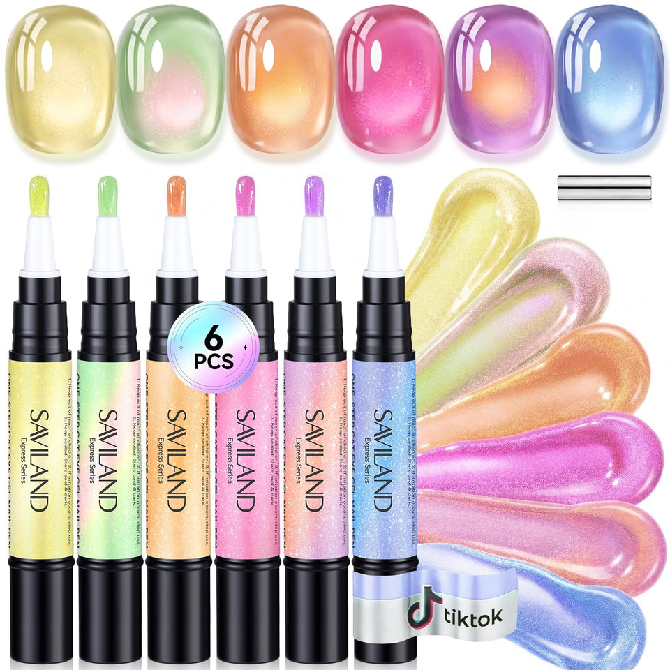 SAVILAND front packaging showing pen set and magnet for quick salon results