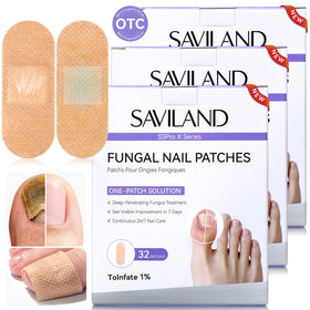 SAVILAND front packaging showing 96 patches and FSA/HSA eligibility benefit
