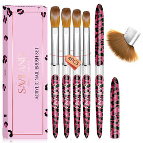 SAVILAND front packaging showing four-size brush set and benefits