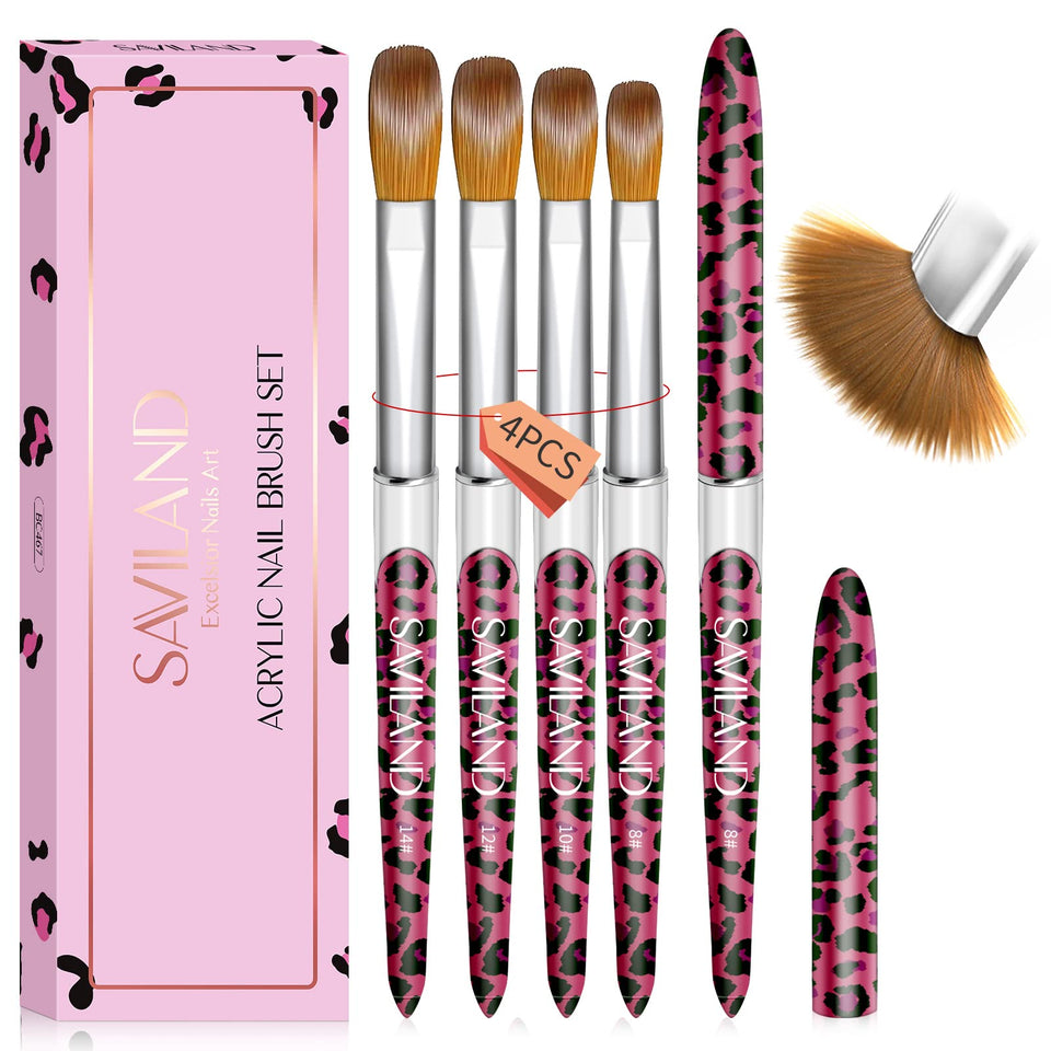 SAVILAND front packaging showing four-size brush set and benefits