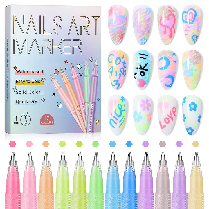 SAVILAND front packaging showing 12-color kit and quick-dry claim